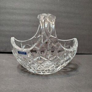 Waterford Marquis Glenbrook Crystal Glass Basket, Waterford Crystal, LIKE NEW